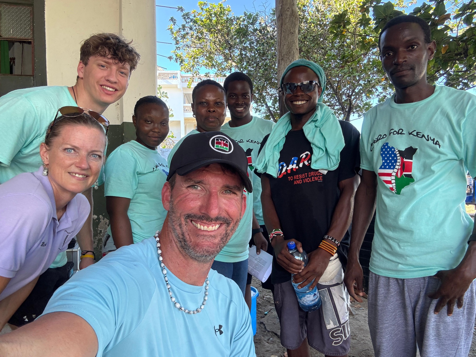 Kids smiling on mission