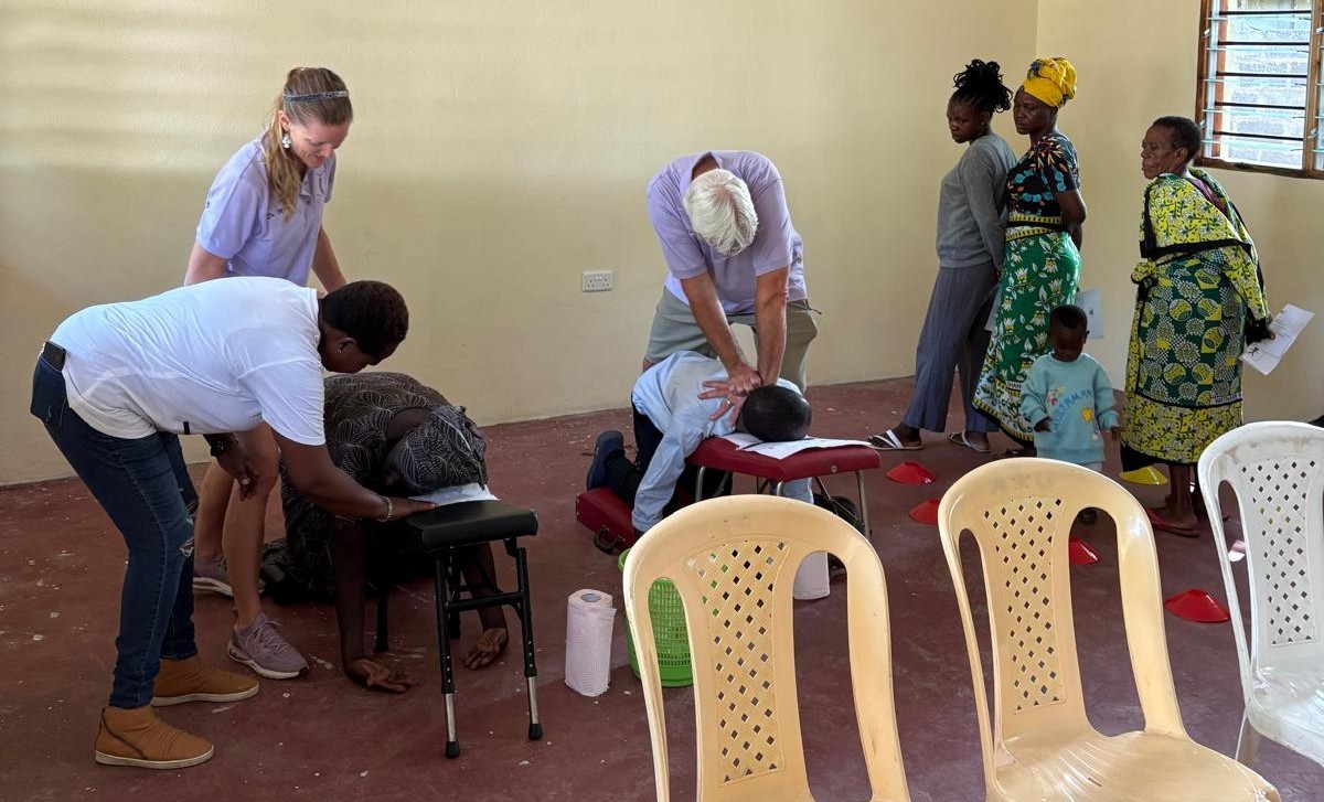 Mission team with community elders